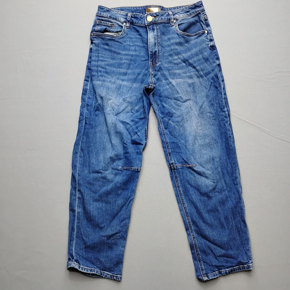 KUT from the Kloth Ashley Slouchy Barrel Jeans Blue Size 8 KP2024MA4